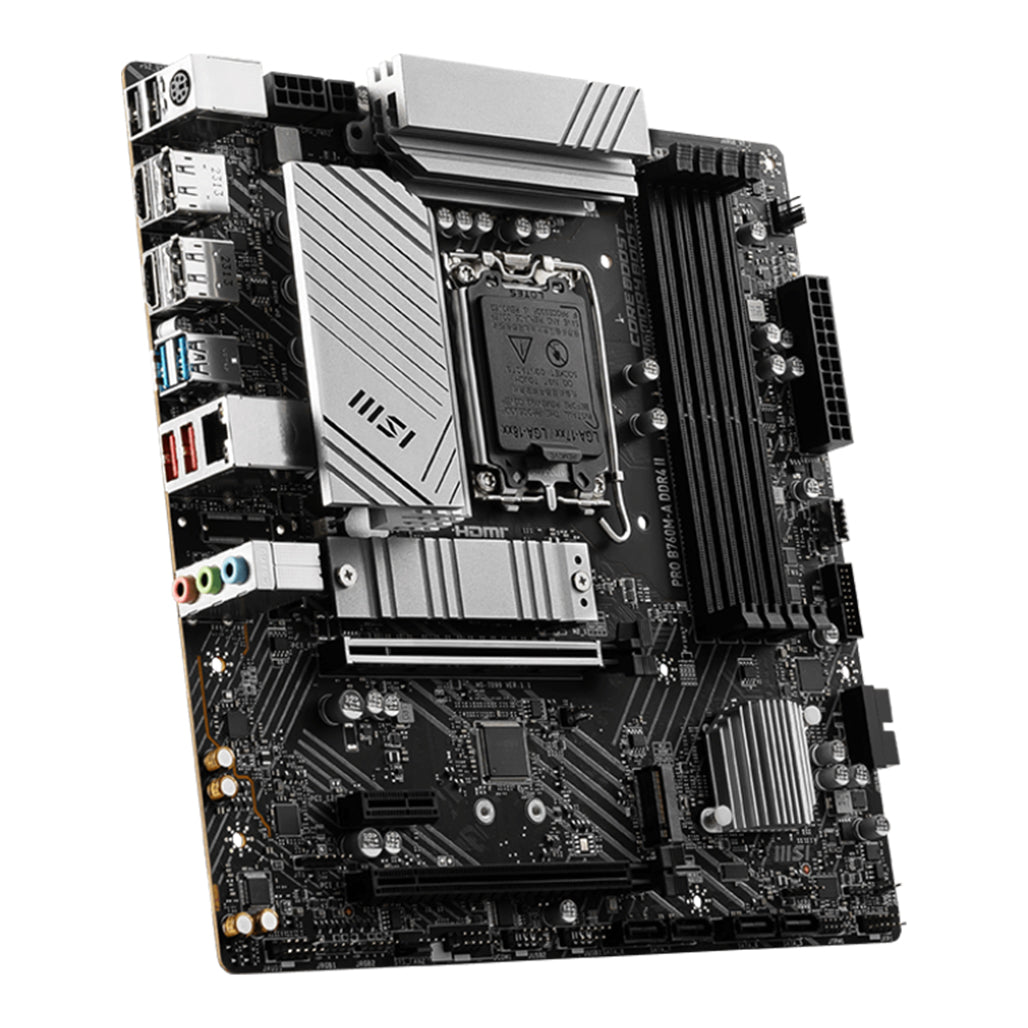 A Photo Of MSI PRO B760M-A DDR4 II Motherboard – Reliable Performance for Intel 14th Gen