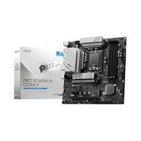 MSI PRO B760M-A DDR4 II Motherboard – Reliable Performance for Intel 14th Gen