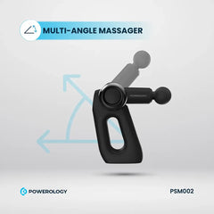 A Photo Of Powerology Full-Body Massage Gun – Deep Tissue Percussion Massager for Muscle Recovery & Pain Relief