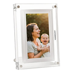A Photo Of Powerology 7'' Smart Frame Digital Photo Display - White