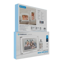 A Photo Of Powerology 10'' Smart Frame Digital Photo Display - White