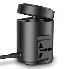 A Photo Of Powerology MagSafe Power Hub PD 65W with 2x Universal Sockets 2200W - Black