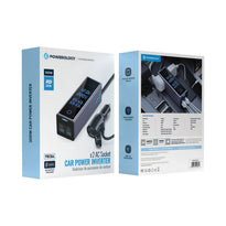 Powerology 2AC Socket Car Power Inverter - Gray