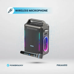 A Photo Of Powerology Karaoke Party Speaker - Silver