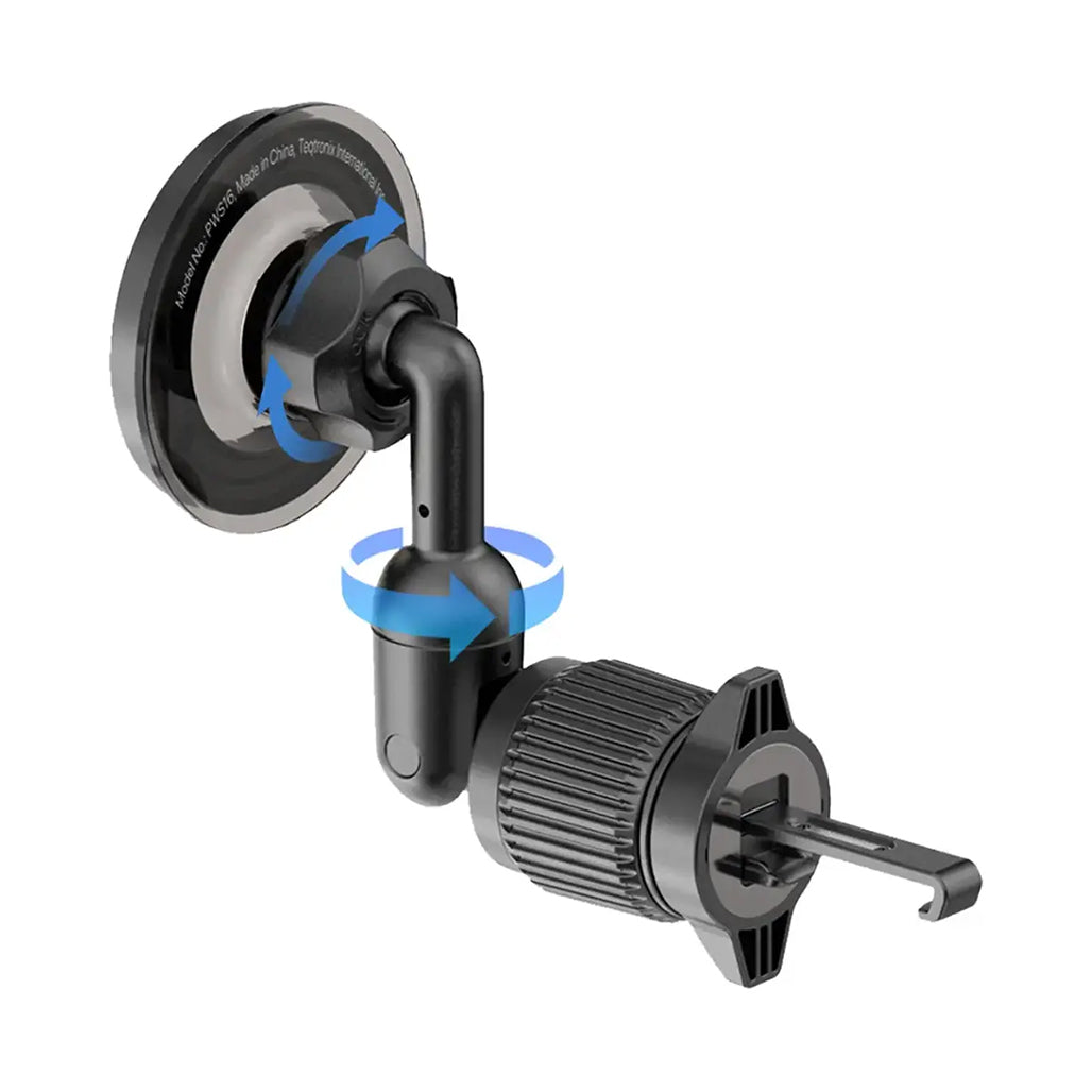 A Photo Of Powerology Logan 360° Rotation Head MagSafe Car Phone Holder