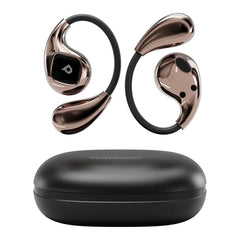A Photo Of Powerology Nammos Open-Ear Earbuds - Matte Black
