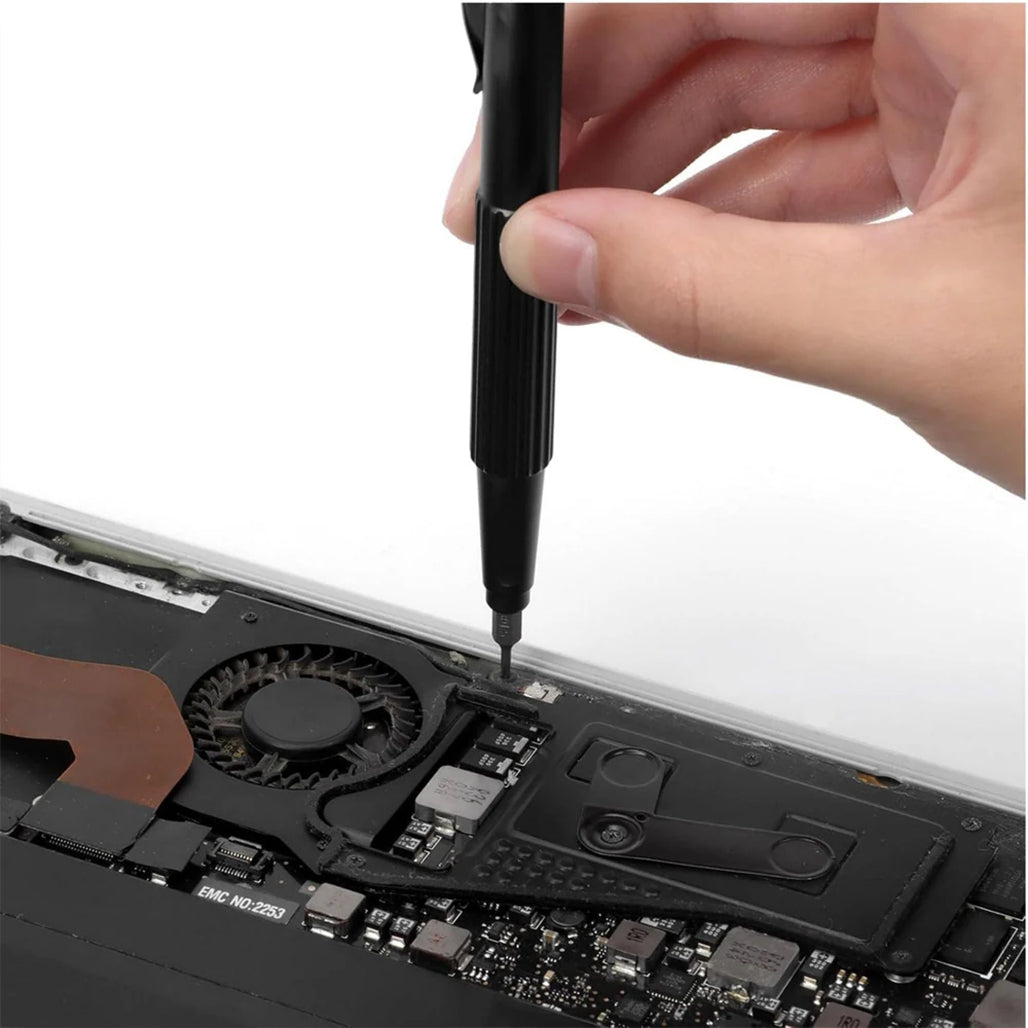 A Photo Of Pen Type Screwdriver 13 IN 1 - Compact, Portable, and Magnetic Black Tool Set