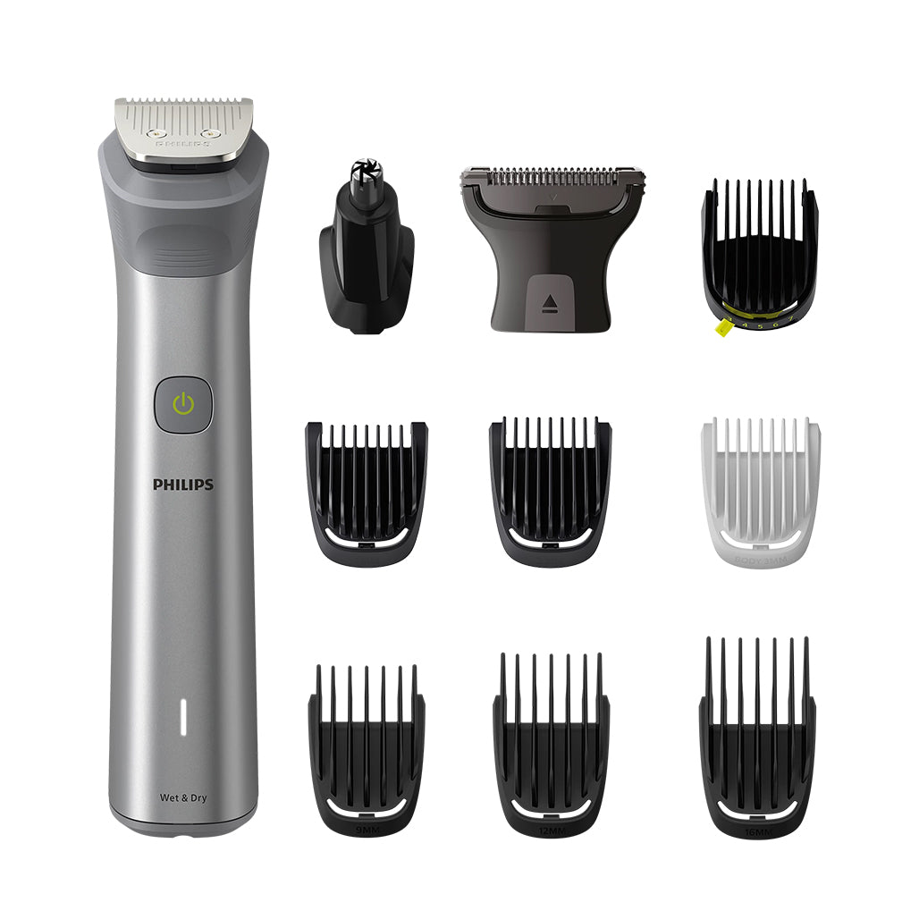 A Photo Of Philips All-in-One Trimmer Series 5000 MG5930/15 | 11-in-1 Grooming Kit for Face, Hair & Body