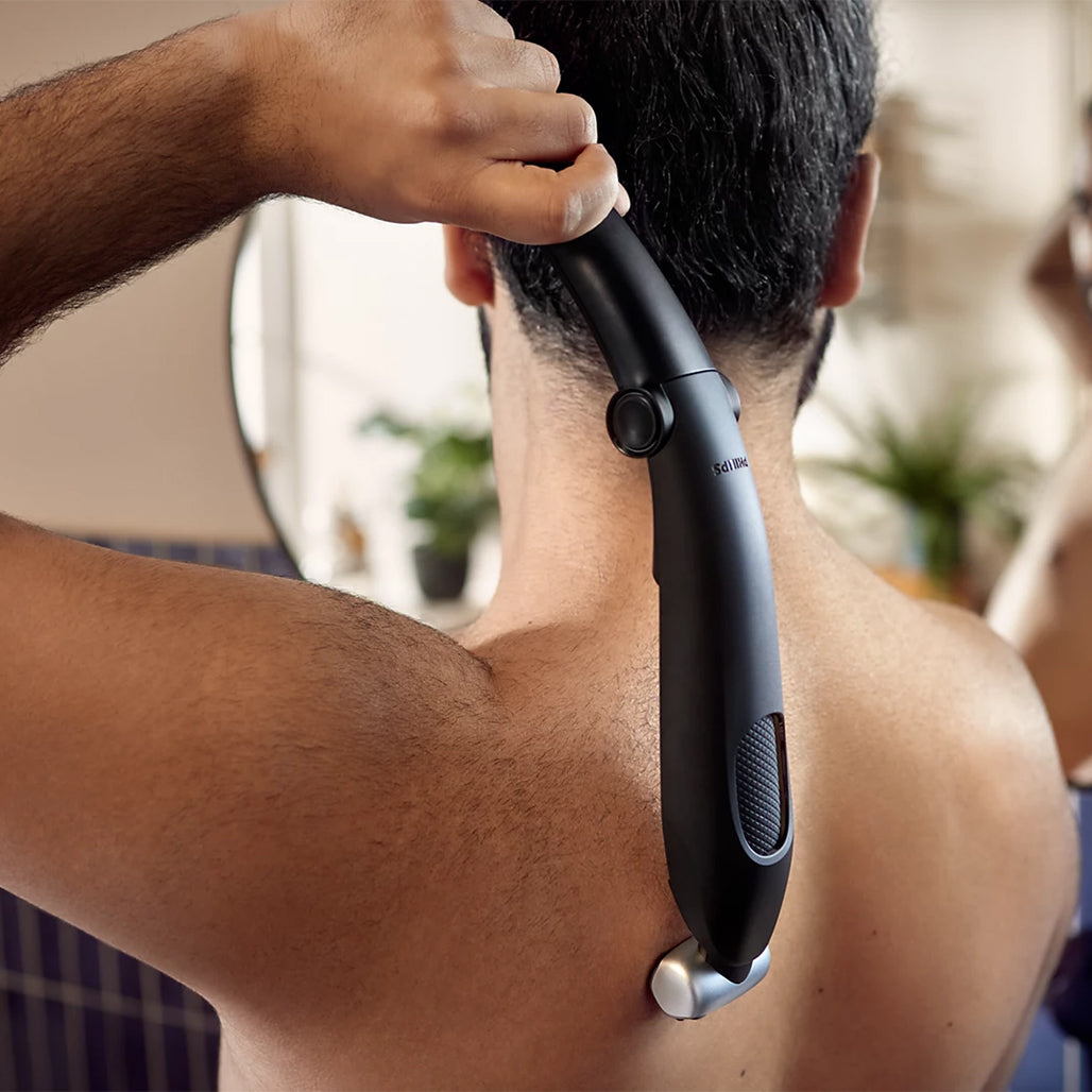 A Photo Of Philips Bodygroom Series 5000 Showerproof Trimmer for Men – Full-Body and Groin Hair Grooming with Back Attachment