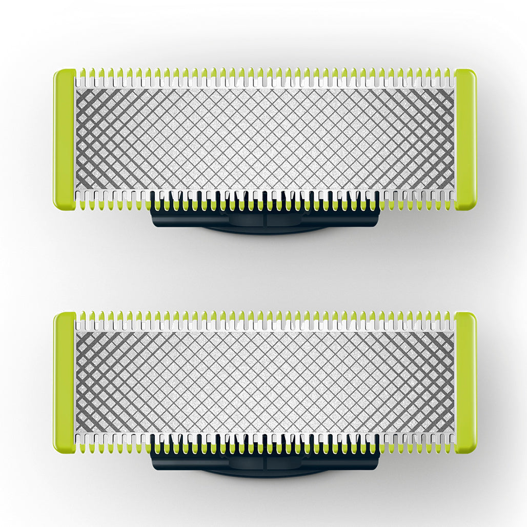 A Photo Of Philips Norelco OneBlade Replacement Blades QP220/51 – 2-Pack for Face & Body Hair Trimming and Shaving
