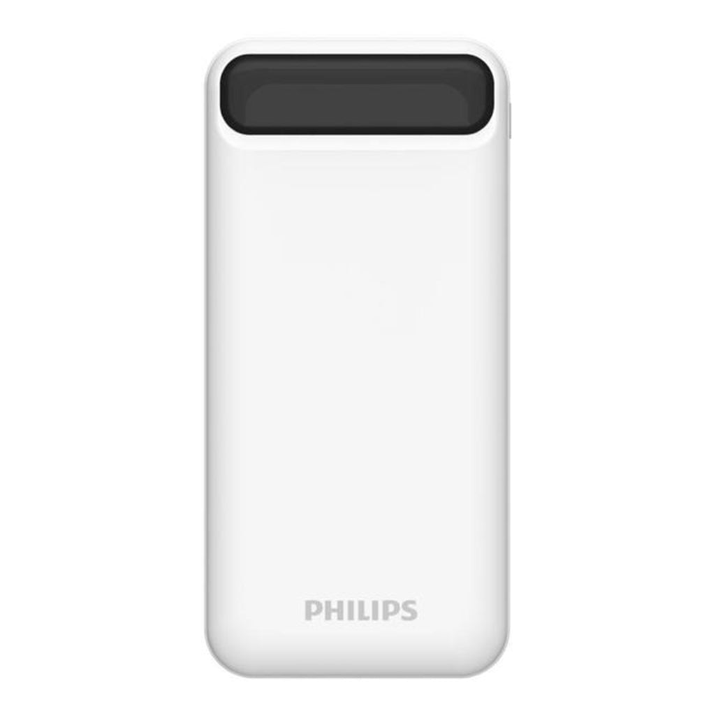 A Photo Of Philips Power Bank Fast Charging 3 Port With Advanced Safety Protection