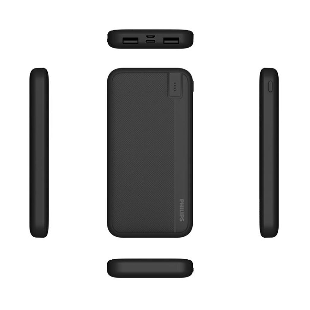 A Photo Of Philips Power Bank Fast Charging Dual Port With Advanced Safety Protection