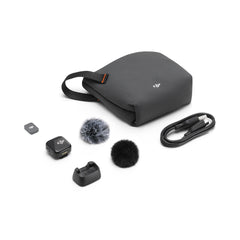A Photo Of DJI Mic Mini Clip-On Transmitter with Built-In Microphone (2.4 GHz, Infinity Black)