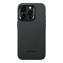 Pitaka MagEZ Case Pro 4 for iPhone 15 Pro 1500D Black/Grey (Twill)