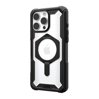 UAG Plasma XTE iPhone 15 Pro Case - Black/Clear | Rugged MagSafe Protection with Kickstand