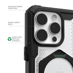 A Photo Of UAG Plasma XTE iPhone 16 Pro Case - Black/Clear | Durable, MagSafe-Compatible Case with Kickstand and 20 ft Drop Protection