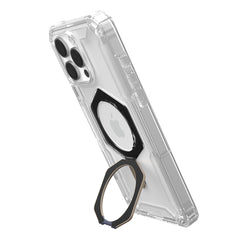 A Photo Of UAG Plasma XTE iPhone 16 Pro Max Case - Clear/Titanium | Ultimate Drop Protection, MagSafe Compatibility, and Metal Kickstand