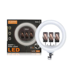 A Photo Of Plokama Live-R45 - 45cm Ring Light with Stand Mounts