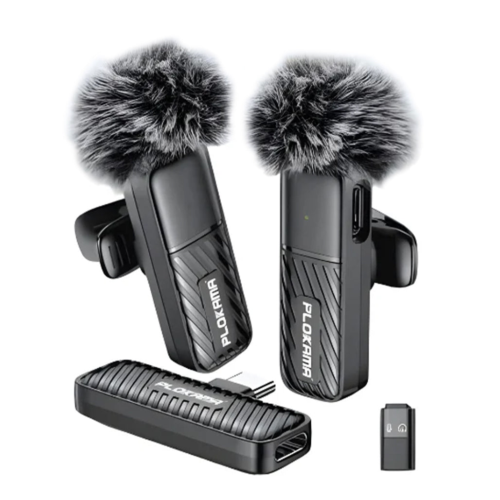 A Photo Of Plokama VM-20 - Dual Wireless Lavalier Microphone