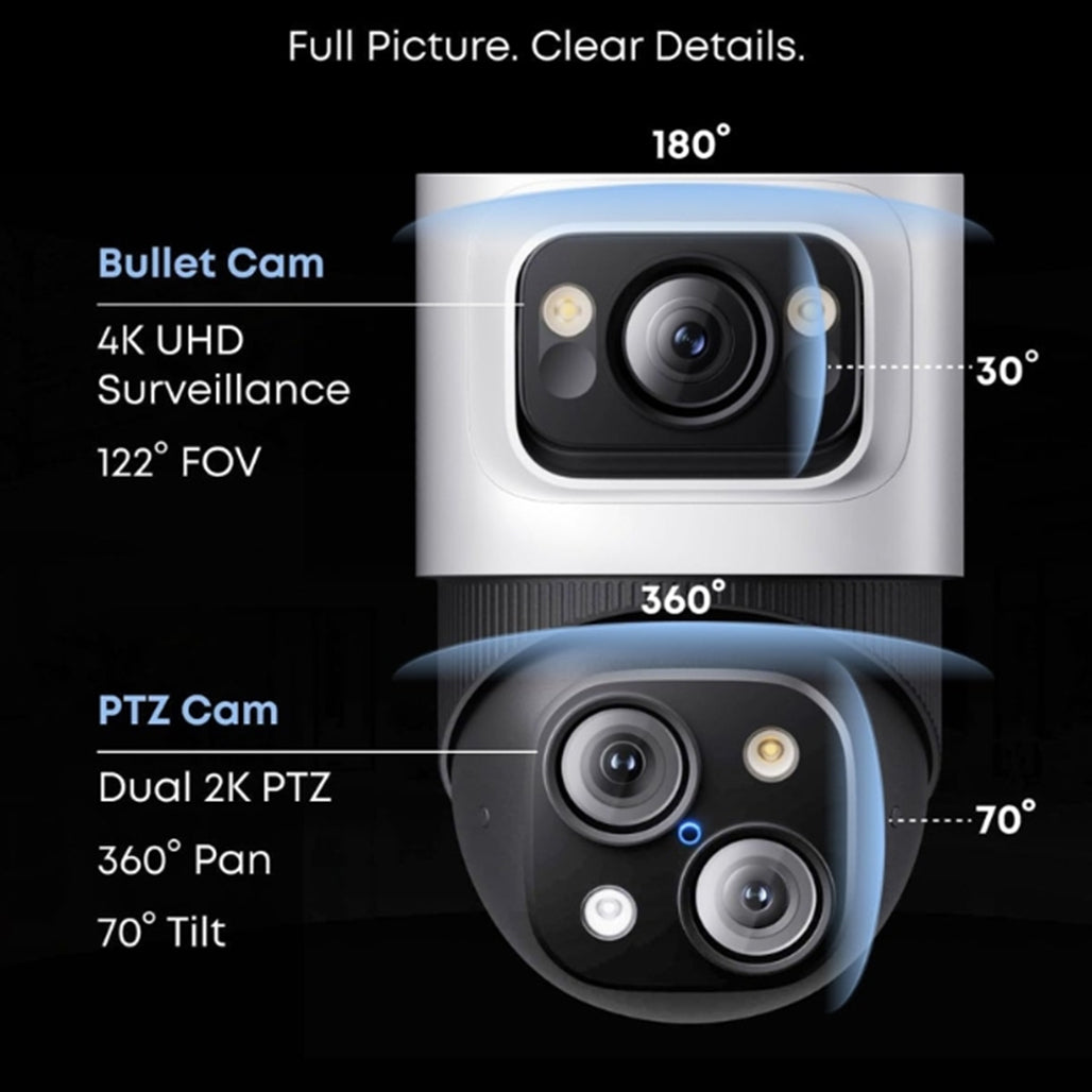 A Photo Of Eufy PoE Bullet-PTZ Cam S4