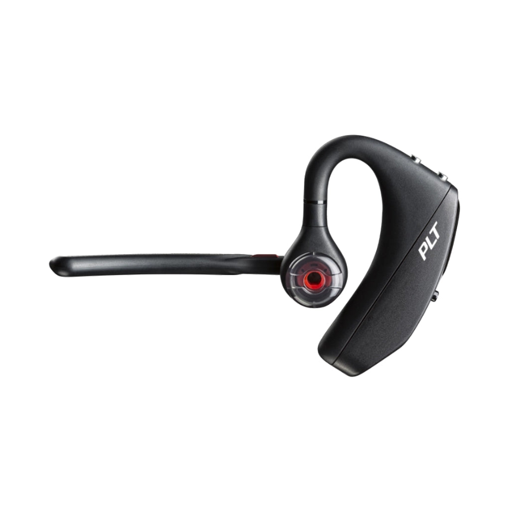 A Photo Of Poly Voyager 5200 UC Bluetooth Headset with Charging Case