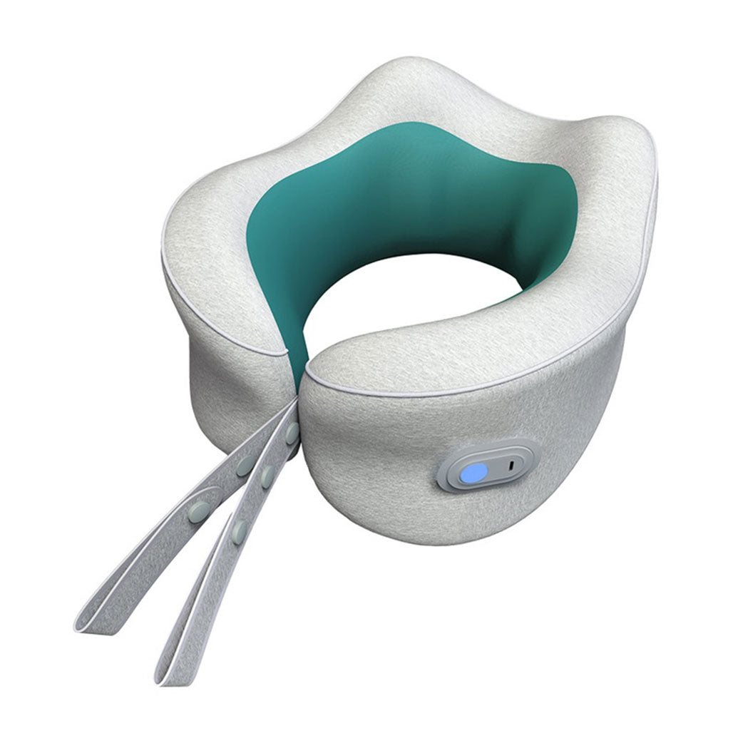 A Photo Of Porodo 3D Kneading Massage Pillow - Grey | PD-KMSPLW-GY