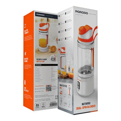 A Photo Of Porodo Lifestyle Nutrimix Dual Spin Clockwise and Reverse Portable Blender