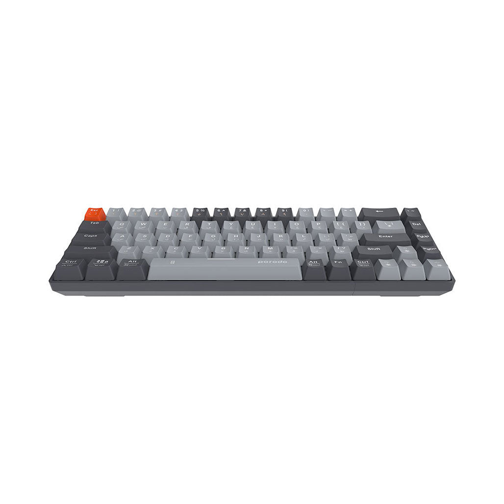 A Photo Of Porodo 68-Keys Wireless Mechanical Keyboard (English/Arabic)