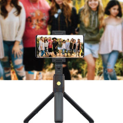 A Photo Of Porodo Bluetooth Selfie Stick with Tripod Stand & Detachable Remote Shutter | PD-UBTSV3-BK