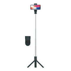 A Photo Of Porodo Bluetooth Selfie Stick with Tripod Stand & Detachable Remote Shutter | PD-UBTSV3-BK
