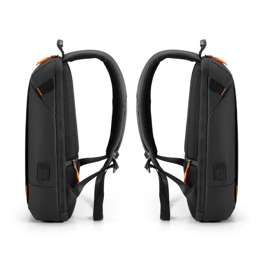 A Photo Of Porodo Gaming Water-Resistant PU Laptop Backpack With USB-C Port - Black