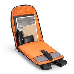 A Photo Of Porodo Gaming Water-Resistant PU Laptop Backpack With USB-C Port - Black