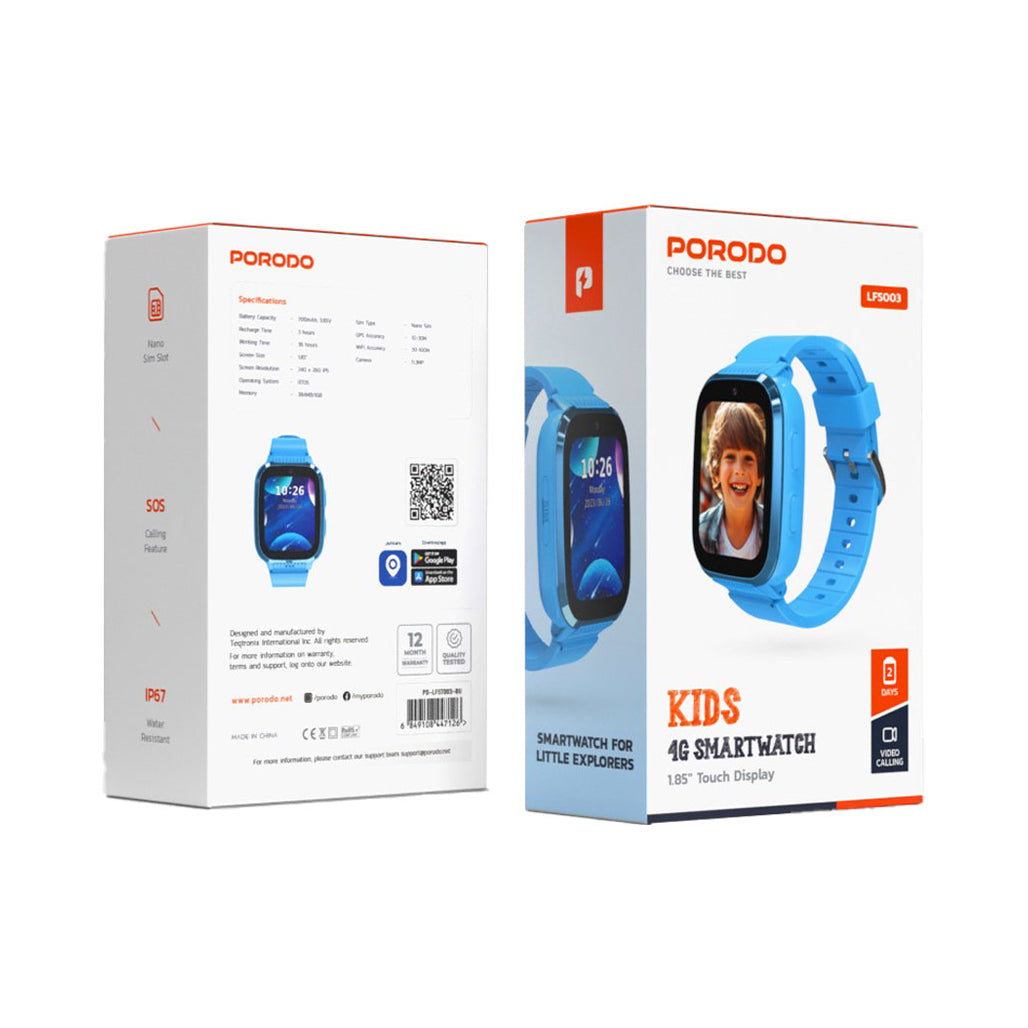 A Photo Of Porodo Kids 4G Smart Watch