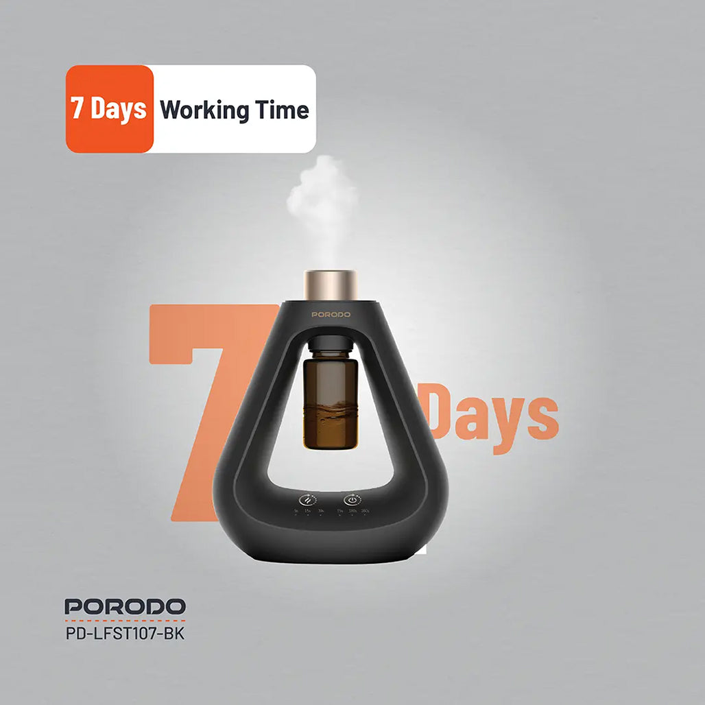 A Photo Of Porodo Lifestyle Aroma Sphere Waterless Diffuser – Long-Lasting Aromatherapy for Any Space