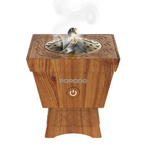Porodo Lifestyle Classic Wood-Finish Portable Incense Burner