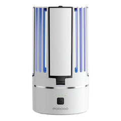 A Photo Of Porodo Lifestyle Portable 2-in-1 Insect Killer Lamp with Safe & Silent Operation - White