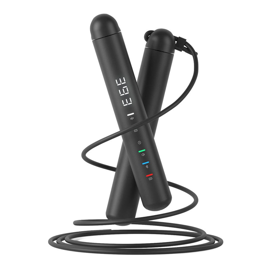 A Photo Of Porodo Lifestyle Smart Voice Jump Skip Rope | PD-SMVJP-BK
