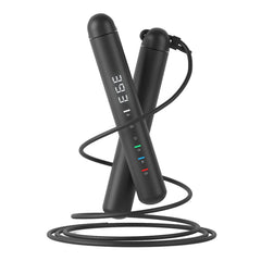 A Photo Of Porodo Lifestyle Smart Voice Jump Skip Rope | PD-SMVJP-BK