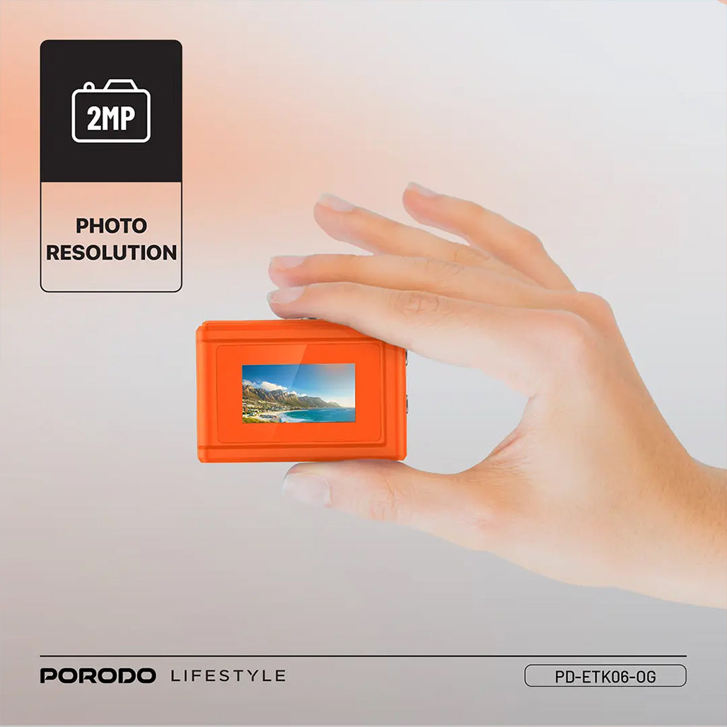 A Photo Of Porodo Lifestyle Snap & Go Mini Digital Camera