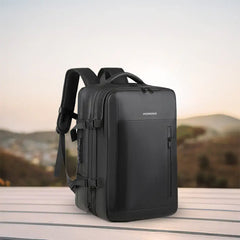 A Photo Of Porodo Lifestyle Vacuum Carry-On Backpack – Black