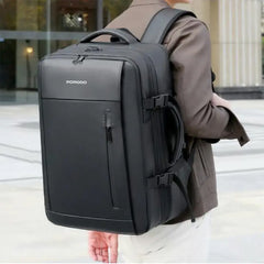 A Photo Of Porodo Lifestyle Vacuum Carry-On Backpack – Black