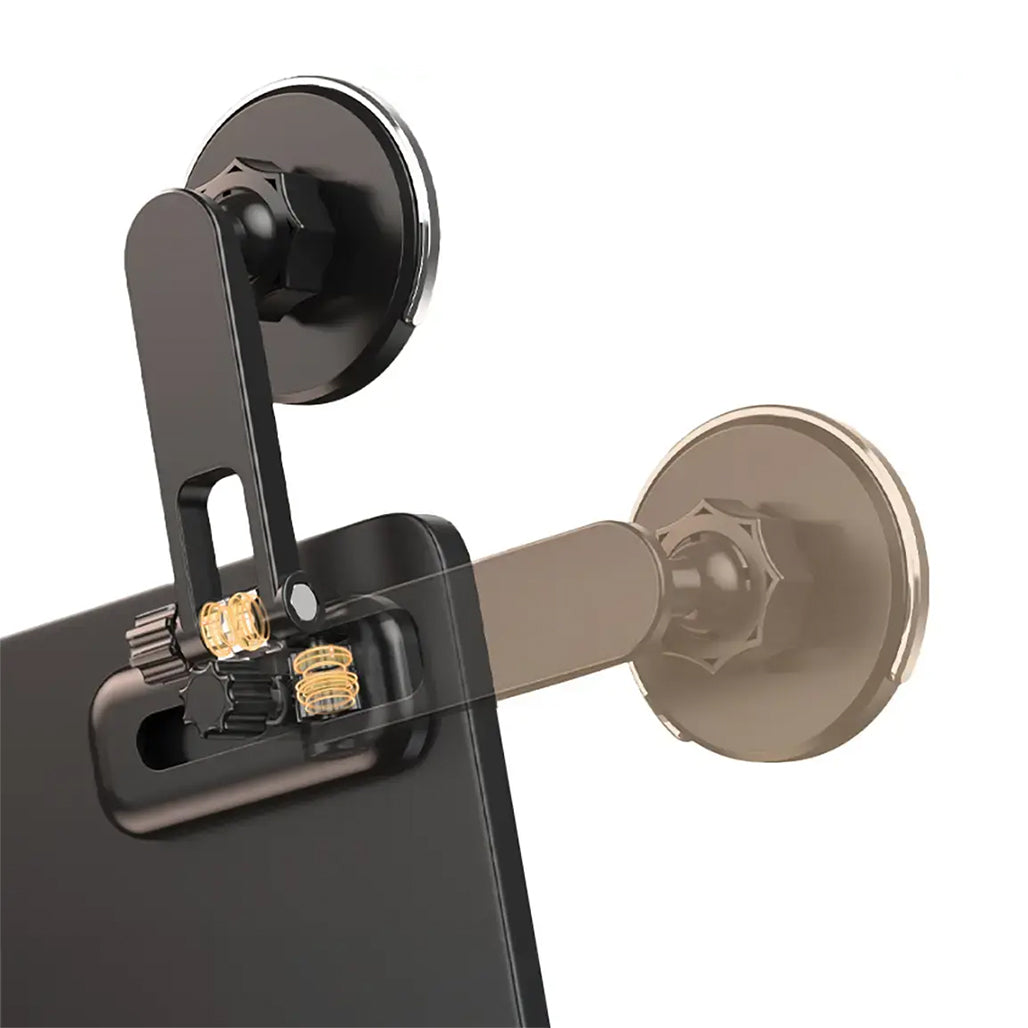 A Photo Of Porodo MagSpin Magnetic Phone Holder - Black