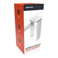 Porodo Lifestyle Mini Water Dispenser with LED Display - White