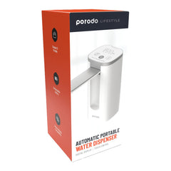 A Photo Of Porodo Lifestyle Mini Water Dispenser with LED Display - White