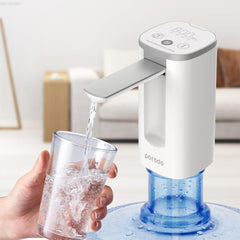 A Photo Of Porodo Lifestyle Mini Water Dispenser with LED Display - White