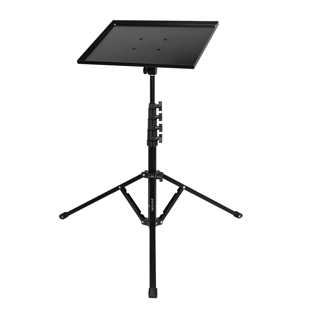 A Photo Of Porodo Multi-Function Stand for Projector & Laptop – Adjustable Height, Durable Aluminum Alloy