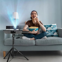 A Photo Of Porodo Multi-Function Stand for Projector & Laptop – Adjustable Height, Durable Aluminum Alloy