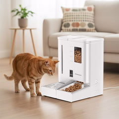 A Photo Of Porodo PetMate Automatic 2-in- 1 Pet Feeder and Water Dispenser