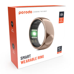 A Photo Of Porodo Smart Wearable Ring Size 8 (Small) - Rose Gold