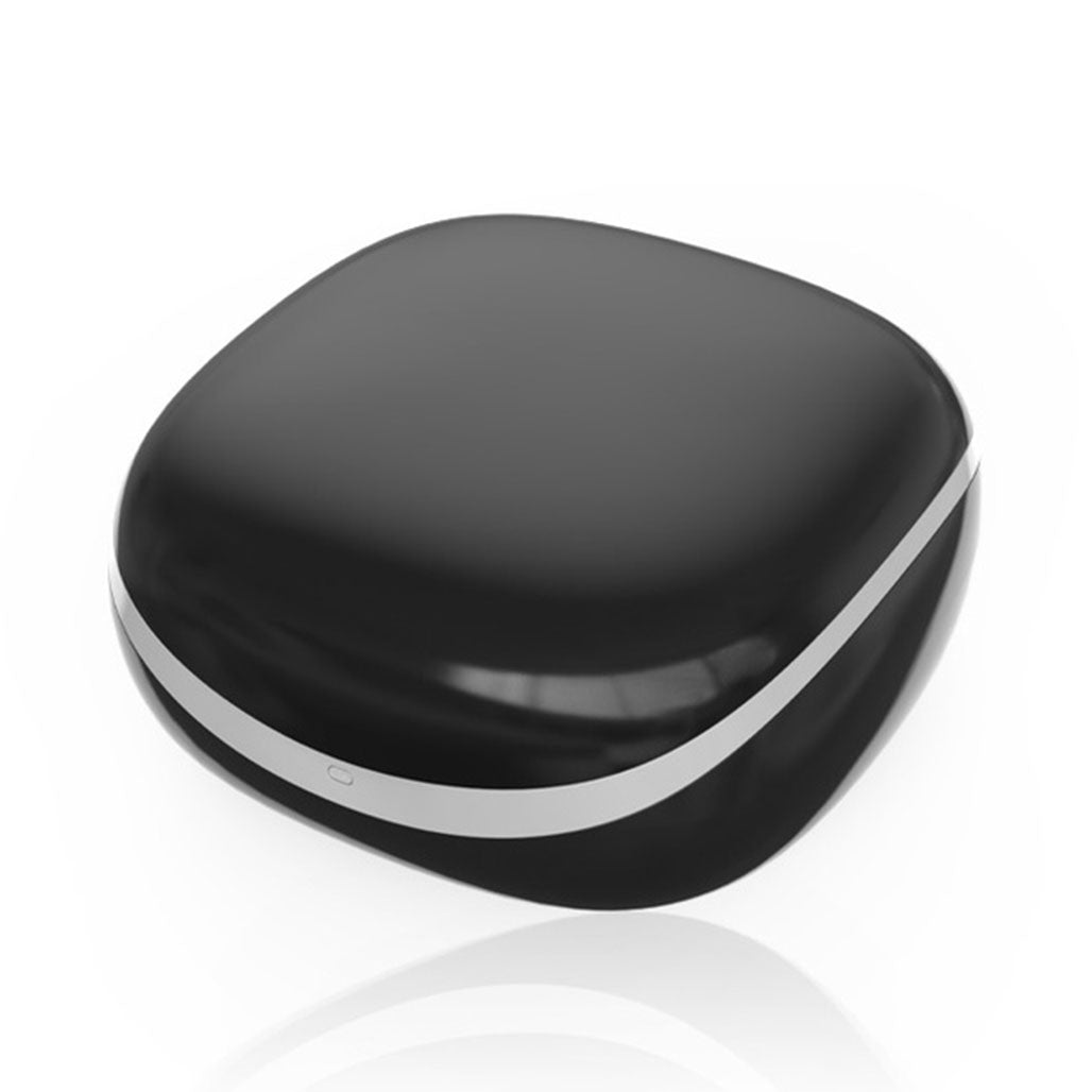 A Photo Of Porodo Soundtec Super Bass - True Wireless Earbuds with ANC Mode - Black